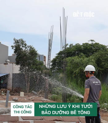 NHỮNG ĐIỀU CẦN LƯU Ý KHI TƯỚI NƯỚC BẢO DƯỠNG BÊ TÔNG